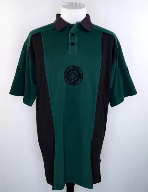 Celtic Fc 90'S Polo Piqué L/Xl Shirt New Bnwt - Maglia Vintage Umbro Nuova Neuf 2