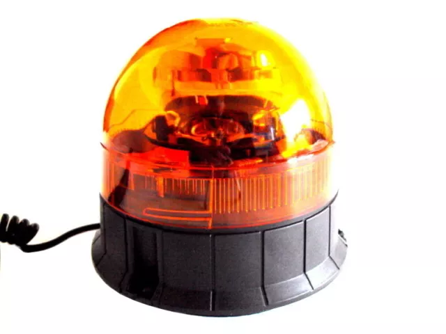 LED Rundumleuchte gelb 12V 24V Warnleuchte Radlader Minibagger Warnlicht  orange
