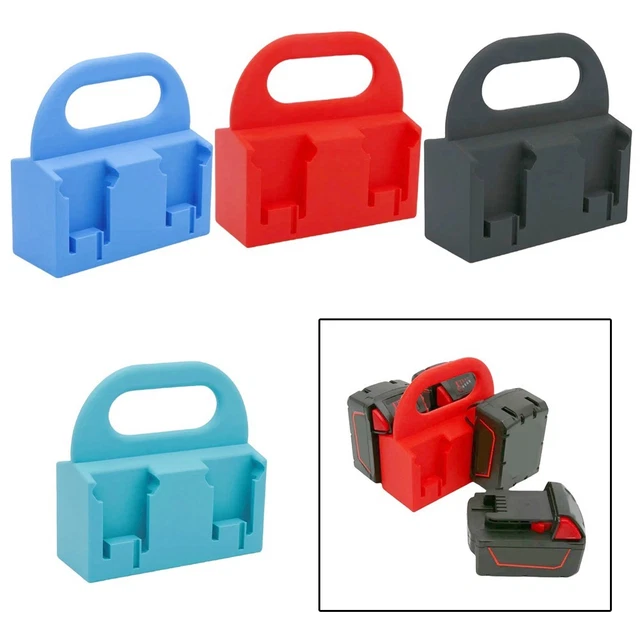 ABS PLASTIC BATTERY Holder for 18V Battery Storage Rack For 48111862 ...