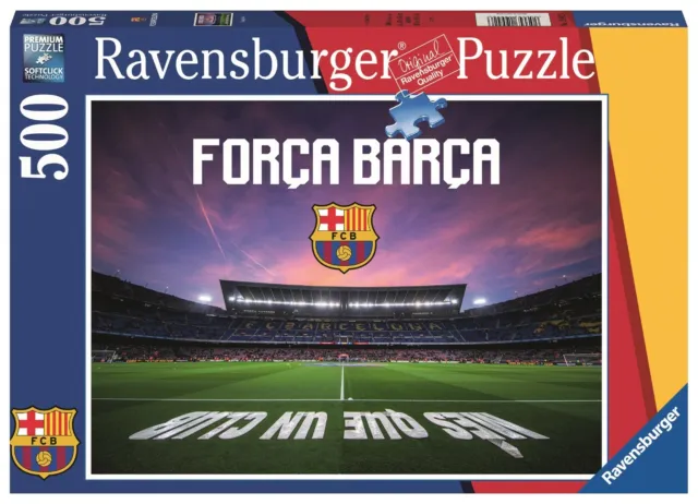 PUZZLE FUTBOL CLUB Fc Barcelona Ravensburger 19942 Camp Nou Barça 500  Piezas EUR 15,98 - PicClick FR