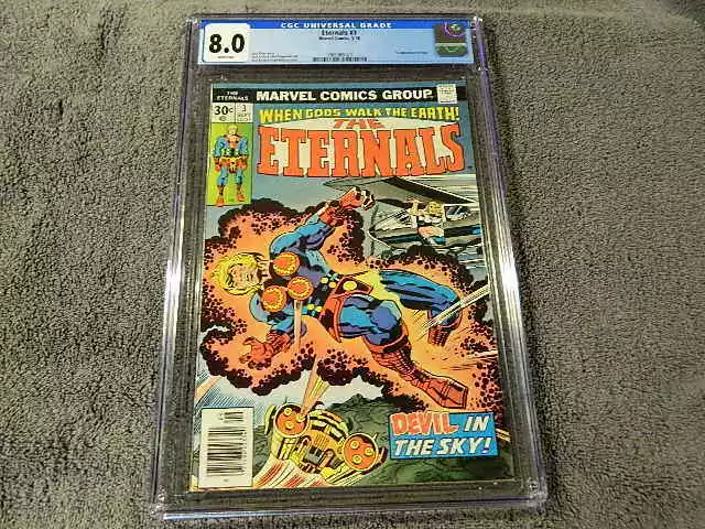 1976 MARVEL Comics THE ETERNALS #3 - 1st appearance of SERSI - CGC 8.0