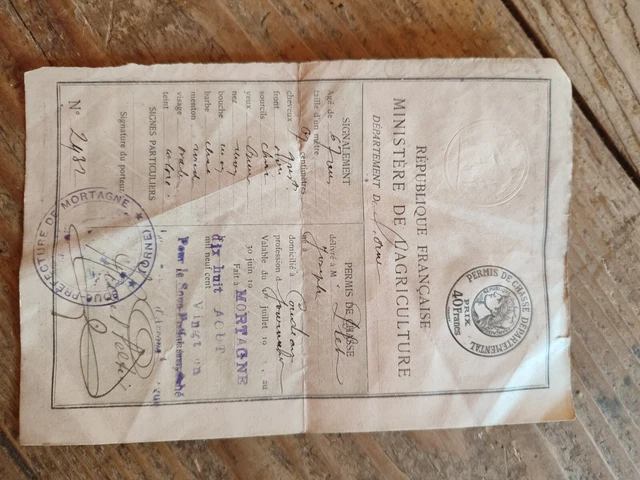 Le saviez vous ? : les permis de chasser délivrés avant le 1er juillet 1975 doivent être actualisés - Bécassiers de France