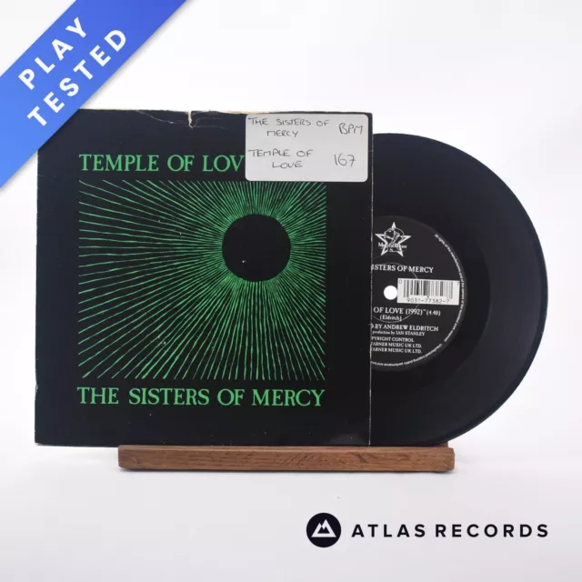 The Sisters Of Mercy - Temple Of Love (1992) - 7" Vinyl Record - VG+/EX