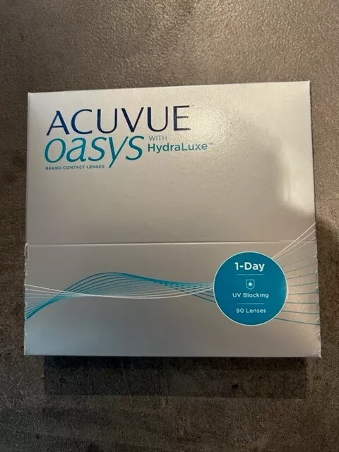 1-Day Acuvue Oasys HydraLuxe 90 Stück Tageslinsen mit UV-Schutz -4,00