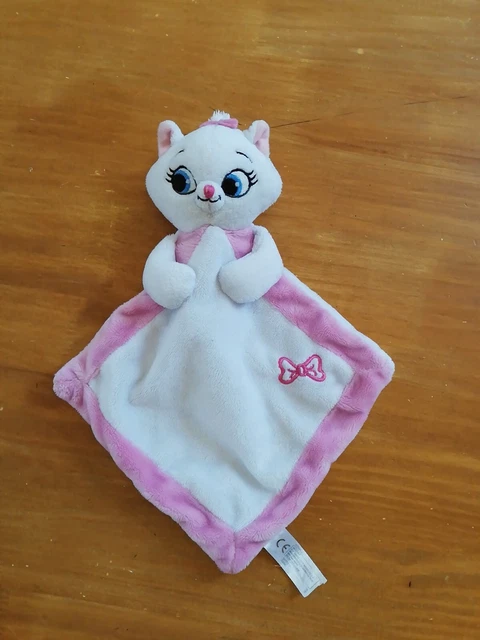 Doudou Nicotoy Simba Toys Disney Chat Marie Les Aristochats Noeud Blanc Rose