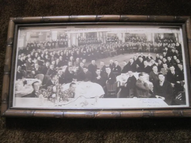 Vintage Standard Oil/Sohio Framed Picture Of Historic 1934 Sohio Party By Ertl