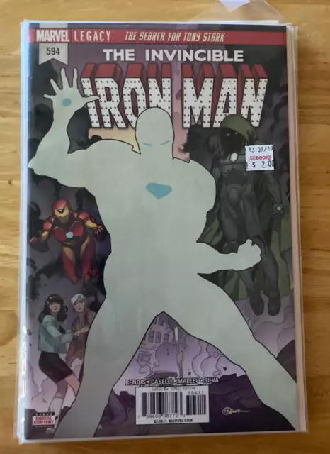 Invincible Iron Man #594 (2017) NM Marvel Comics 1st Print