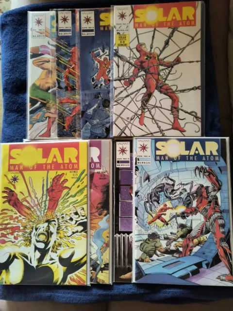 Solar Man Of The Atom (Valiant) 47 Issue Lot! No Duplicates!