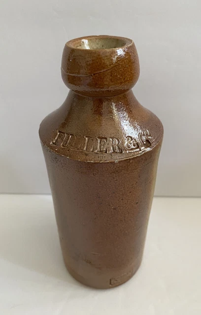 Antique FULLER & Co. CHISWICK (London) Stoneware Ginger Beer Bottle Lovatt