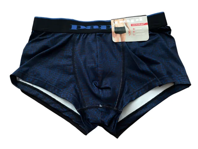 papi Mens Brazilian Microflex Trunk Boxer Briefs 2PK Comfort Fit Underwear  Small