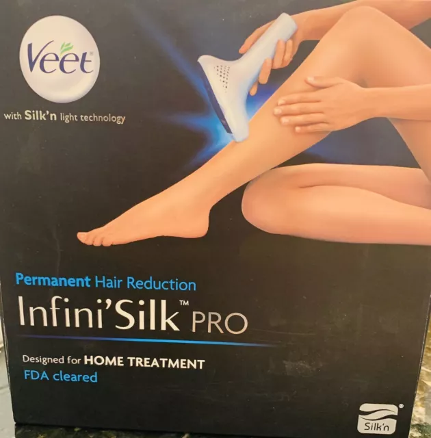 Veet Infini'Silk Pro Light-Based IPL Hair Removal System and 2 Cartridge Refills