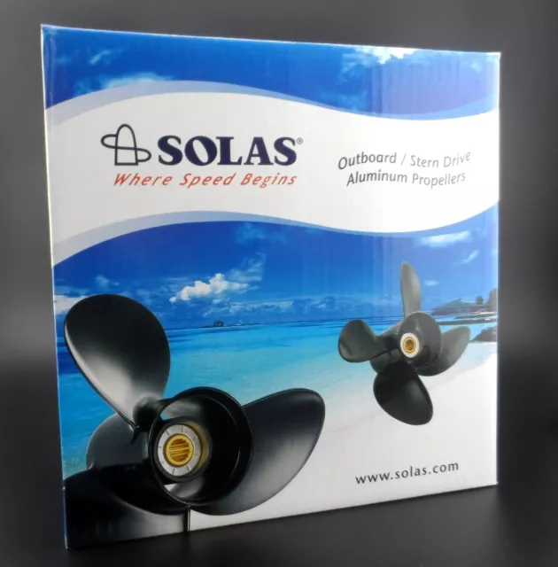 Solas Amita 3 Propeller hélice for SUZUKI Outboard 4111-093-11A 3X9 1/4X11