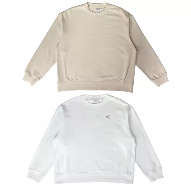 Calvin Klein Mens Relaxed Fit Archive Logo Fleece Sweatshirt - [40HM255]
