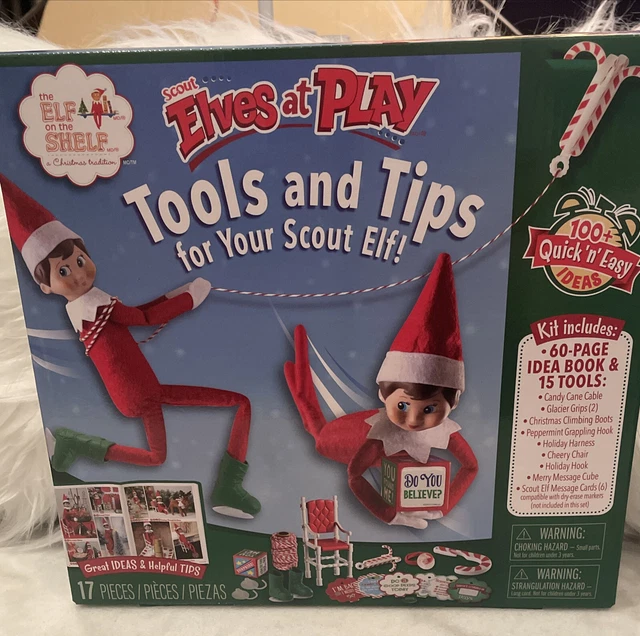 THE ELF ON the Shelf Scout Elves at Play Quick & Easy Ideas W/ Tools ...