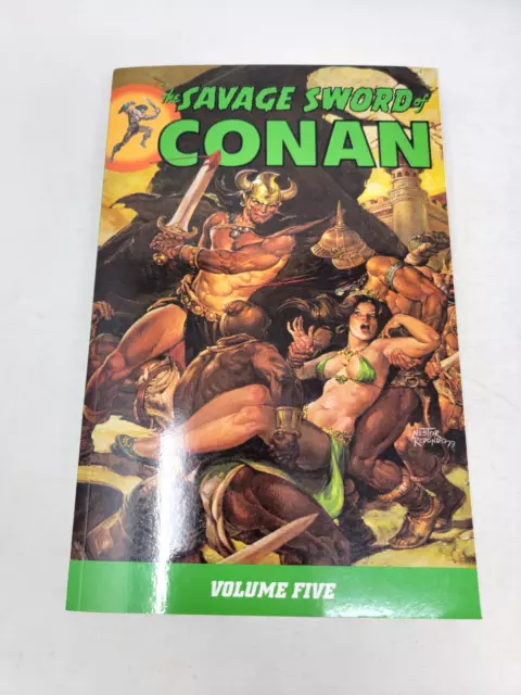 Savage Sword Of Conan Vol 5 ~~ Dark Horse Deluxe Tpb Rare Oop