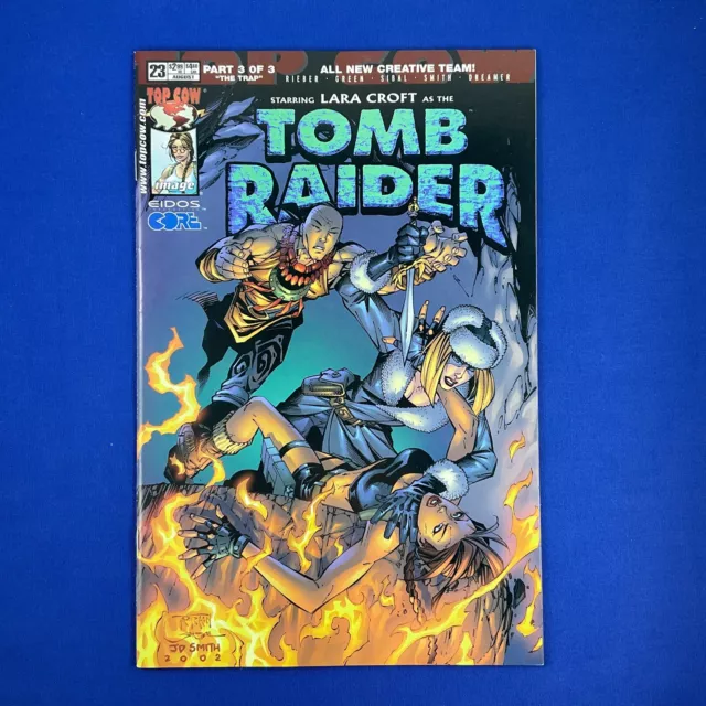 TOMB RAIDER Lara Croft #23 Top Cow Image Comics 2002 Video Game Comic Book