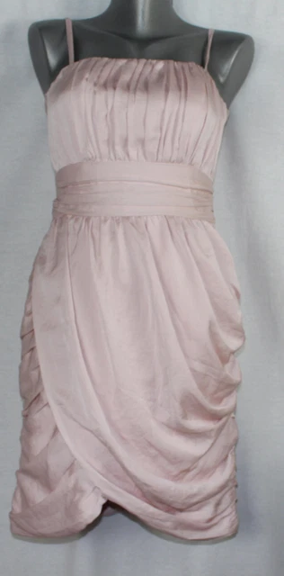 Robe H&M Taille 36 En Polyester - Couleur Corail, Occasion En Très Bon état