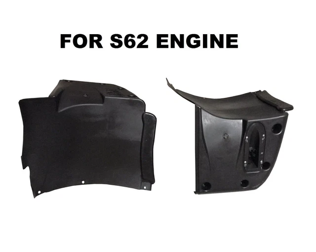 BMW E39 M5 Front Left & Right Fender Splash Guards / Protection Panels – ABS Plastic