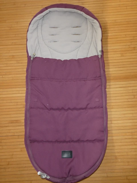 Mamas & Papas Ocarro Footmuff/Cosytoes Mulberry Burgundy Urbo Flip XT2