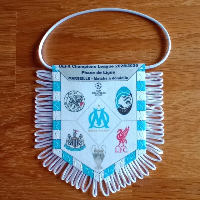 Fanion Officiel Du Club De Basket De Marseille - Tissu Neuf Pour Supporter