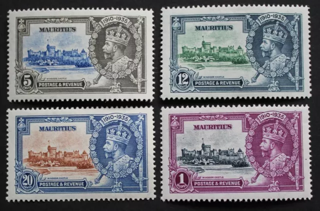 Mauritius 1935 GV Silver Jubilee set SG  245/248 mint