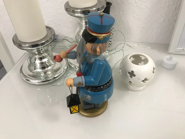 ALTES DDR RÄUCHERMÄNNCHEN 20 cm Unbenutzt in OVP  SOLDAT WÄCHTER WACHMANN ! TOP 3