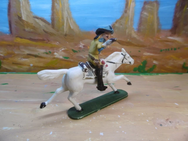 Figurine Quiralu Buffalo Bill à Cheval – Aluminium 1:32 – Fabrication Française