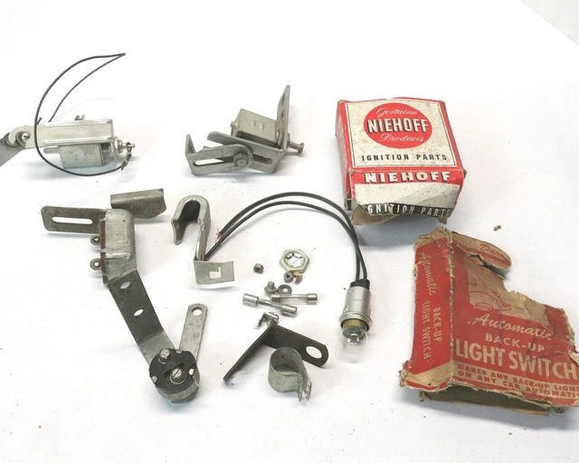 Vintage 1940S-50S Gm Ford Others 6-Volt Back Up Light Switches Lot Hot Rat Rod