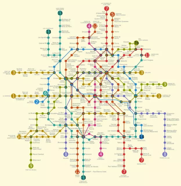 Paris Metro Train Map Sexiz Pix