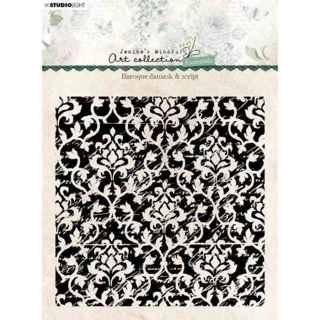 STUDIO LIGHT - Transparent Stempel Clear Stamp - Background baroque damask &