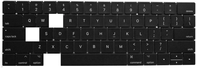 Touches Clavier MacBook Pro A2779 A2780 Noir - Clés Apple Authentiques, Occasion Testées