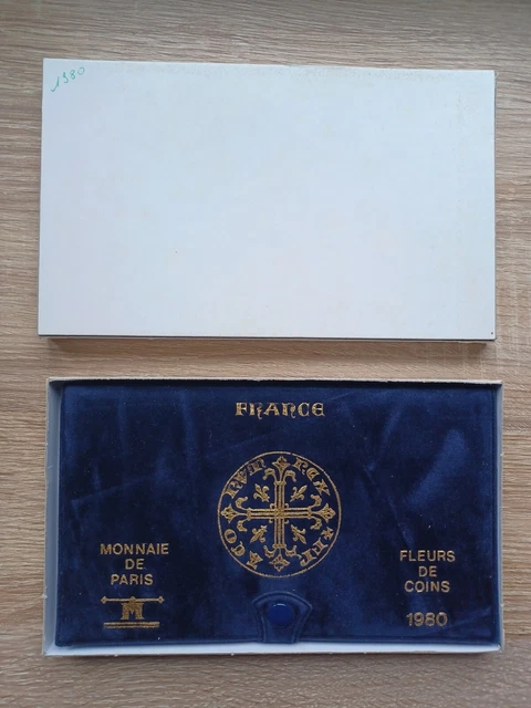 Coffret " Pièces " Fleurs de coins FDC 1980