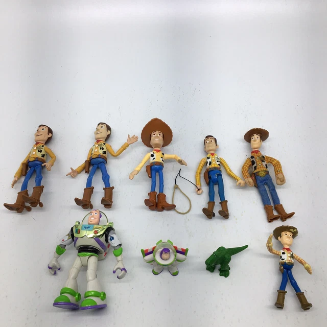 DISNEY PIXAR TOY STORY Figure Characters Toys Lot Of 3 Buzz Woody Rex £