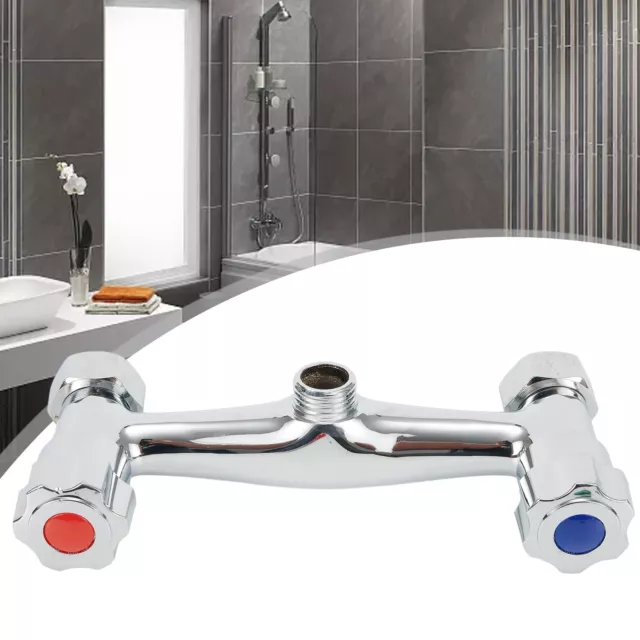 1/2 Presa Thermostatic-Shower Barra Miscelatore Rubinetto Cromato Bagno