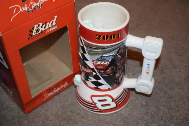 Anheuser Busch Budweiser CS483 - 2001 DALE EARNHARDT JR #8  Stein IN BOX