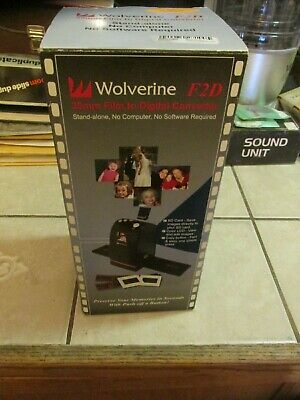 NEW Wolverine F2D 35mm Film to Digital Converter Stand Alone No Software Needed