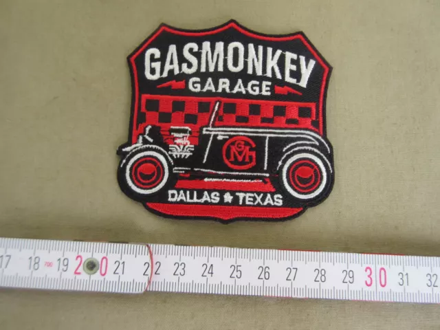 Gas Monkey Garage Dallas Patch V8 Big Block Rockabilly Nose Art Vintage Jacket