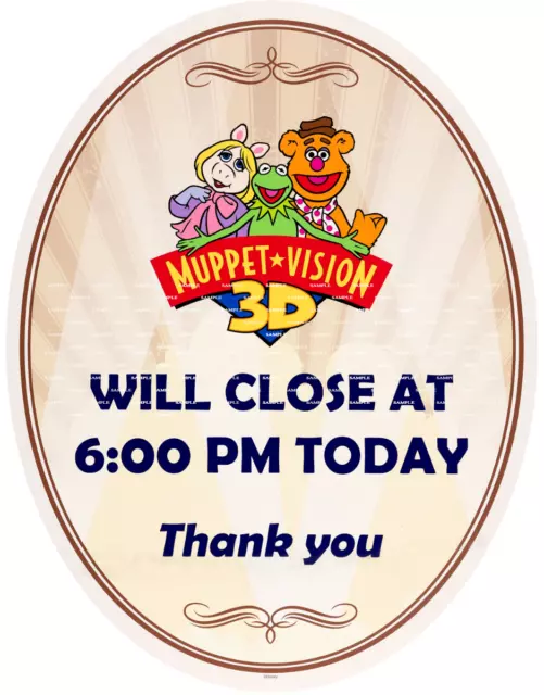 Disney - Muppets Sign (  11" x 14.5" ) Collector's Poster Print
