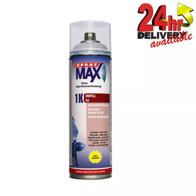 Spraymax 1K Unifill Primer Aerosol 500Ml - S2 Hellgrau 680421