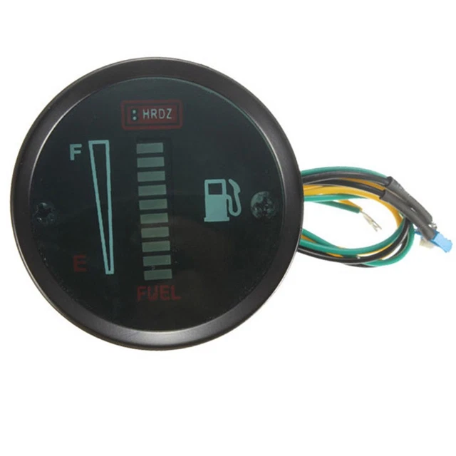 Jauge De Niveau De Carburant Compteur 52mm Avec E-1/2-F Pointeur 12V Universel Pour Voiture Suv Bateau Yacht Camion Rv 87230779