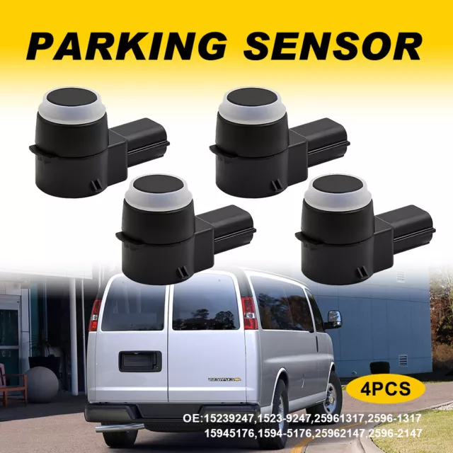 4X Reverse Backup Parking Park Bumper Assist For Sensor 06-19 GMC Chevy EXC