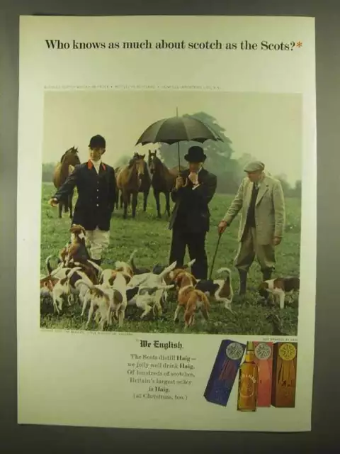 1965 Haig & Haig Scotch Ad