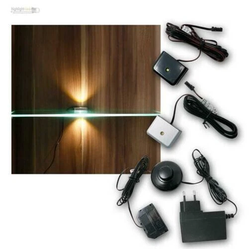 LED Illuminazione Paviento di Vetro Set Completo Mi Trafo, 3 Pagine Del Bordo IN
