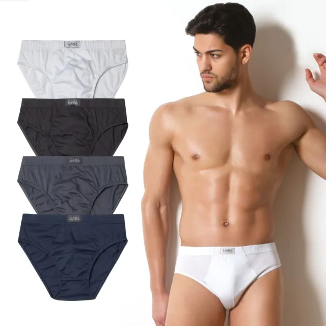 Slip Uomo in 100% Cotone Filo di Scozia Liabel, Pacco da 6