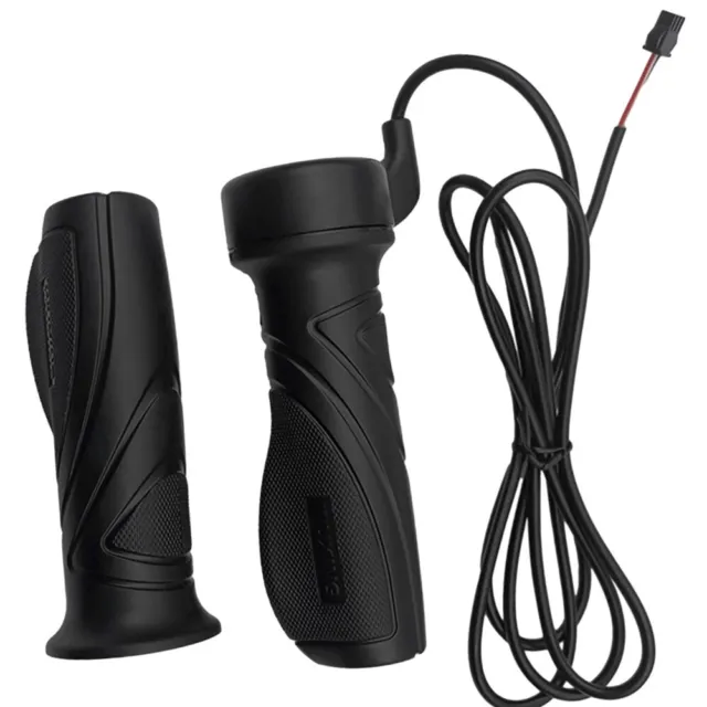 Black For Electric Throttle Grip for 20x E Bike Scooter with 3PIN Connector