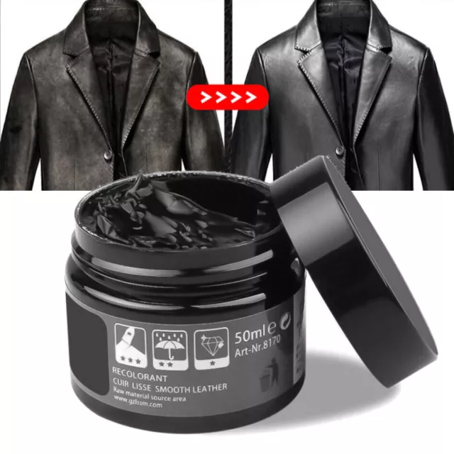 2 x Leather Recoloring Balm, Leather Color Restorer Conditioner