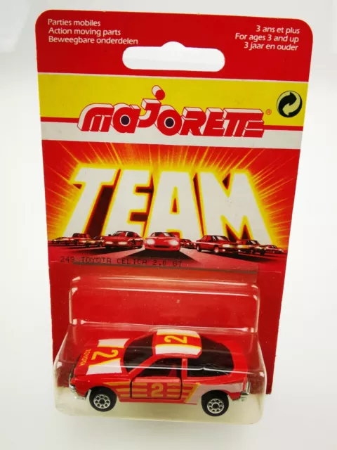 MAJORETTE TEAM S RIE 200 TOYOTA CELICA 2.0 GT N 249 1 58 FRANCE