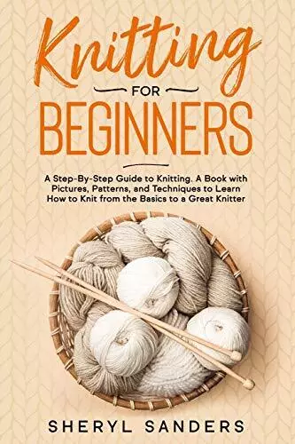 BEGINNERS KNITTING KIT Learn to Knit Complete Instructions Patterns Needles  YARN