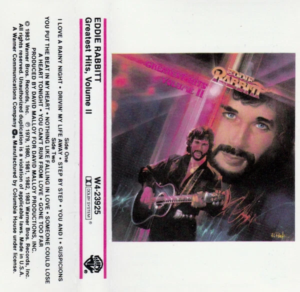 The Best of Eddie Rabbit: Greatest Hits, Vol. 2 by Eddie Rabbitt (Cassette 1983)