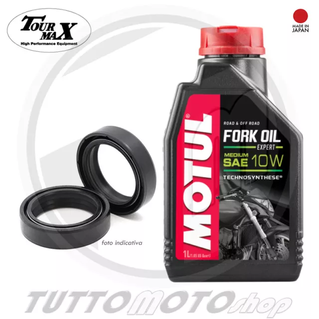 Kit Revisione Forcella Paraoli + Olio 10W Yamaha Fzs Fazer 600 1998 1999 2000